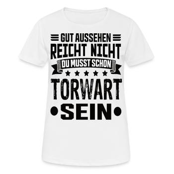 Gardien - T-shirt respirant Femme - blanc - Devant - AI Model Female 172 dark (172cm)