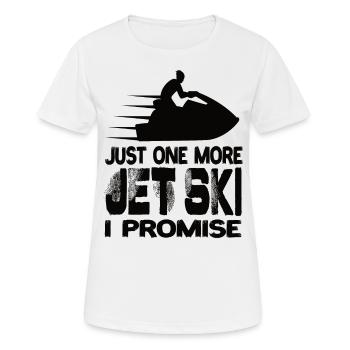 Encore un jet ski Je promets Jet Ski Jet Skis - T-shirt respirant Femme - blanc - Devant - AI Model Female 172 dark (172cm)