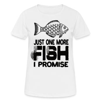 Juste un poisson de plus, je vous promets un poisson, un poisson, un poisson - T-shirt respirant Femme - blanc - Devant - AI Model Female 172 dark (172cm)