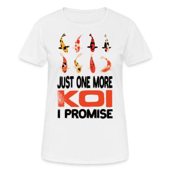 Just One More Koi I Promise Koi Kois Koi Fish - Women's Breathable T-Shirt - white - Front - AI Model Female 172 dark (172cm)