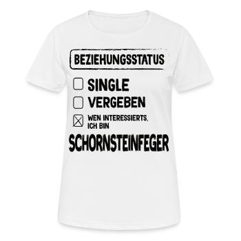 Ramoneur Statut de relation Ramoneur Ramoneur - T-shirt respirant Femme - blanc - Devant - AI Model Female 172 dark (172cm)