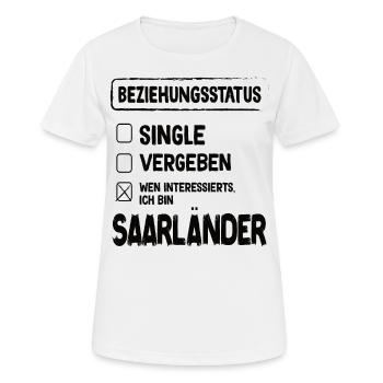Sarre Relation Situation Sarre - T-shirt respirant Femme - blanc - Devant - AI Model Female 172 dark (172cm)