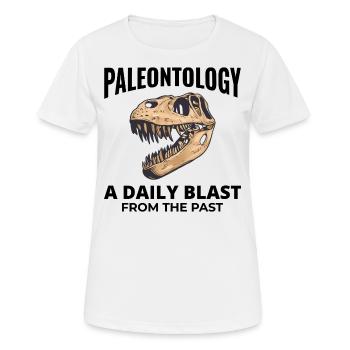 Fossilienjagd Paläontologie Dinosaurier Prähistorisch - Frauen T-Shirt atmungsaktiv - Weiß - Vorne - AI Model Female 172 dark (172cm)