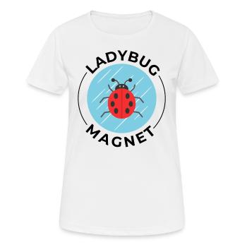Marienkäfer Insektensammler Entomologie Entomologe - Frauen T-Shirt atmungsaktiv - Weiß - Vorne - AI Model Female 172 dark (172cm)