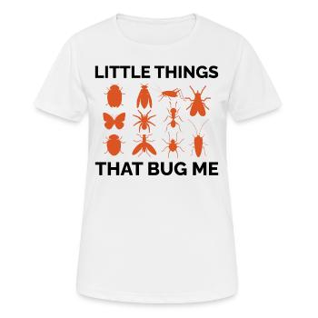Insektensammler Entomologie Entomologe Käferliebhaber - Frauen T-Shirt atmungsaktiv - Weiß - Vorne - AI Model Female 172 dark (172cm)