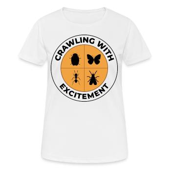 Insektensammler Entomologie Entomologe Käferliebhaber - Frauen T-Shirt atmungsaktiv - Weiß - Vorne - AI Model Female 172 dark (172cm)