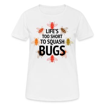 Insektensammler Entomologie Entomologe Käferliebhaber - Frauen T-Shirt atmungsaktiv - Weiß - Vorne - AI Model Female 172 dark (172cm)