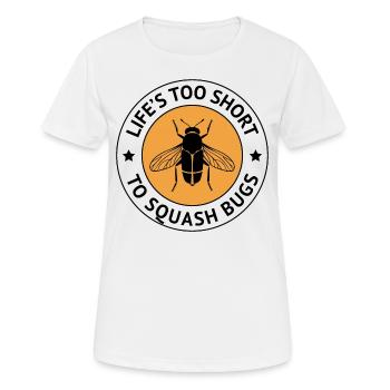 Insektensammler Entomologie Entomologe Käferliebhaber - Frauen T-Shirt atmungsaktiv - Weiß - Vorne - AI Model Female 172 dark (172cm)