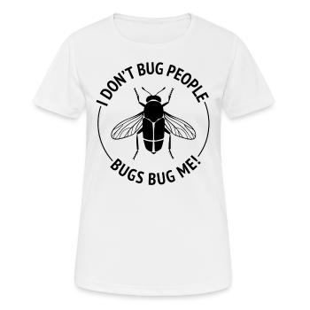 Insektensammler Entomologie Entomologe Käferliebhaber - Frauen T-Shirt atmungsaktiv - Weiß - Vorne - AI Model Female 172 dark (172cm)