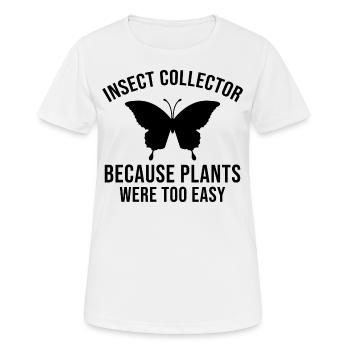 Insektensammler Entomologie Entomologe Schmetterling - Frauen T-Shirt atmungsaktiv - Weiß - Vorne - AI Model Female 172 dark (172cm)