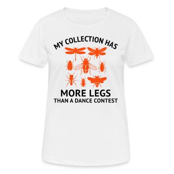 Insektensammler Entomologie Entomologe Käferliebhaber - Frauen T-Shirt atmungsaktiv - Weiß - Vorne - AI Model Female 172 dark (172cm)