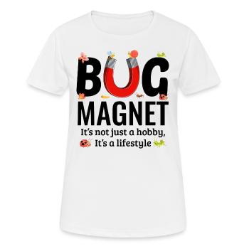 Insektensammler Entomologie Entomologe Käferliebhaber - Frauen T-Shirt atmungsaktiv - Weiß - Vorne - AI Model Female 172 dark (172cm)