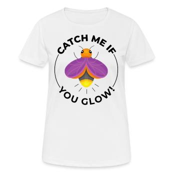 Fireflies Firefly Lightning Bug Insect Collector - Women's Breathable T-Shirt - white - Front - AI Model Female 172 dark (172cm)