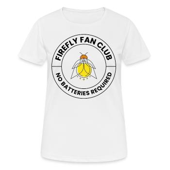 Fireflies Firefly Lightning Bug Insect Collector - Women's Breathable T-Shirt - white - Front - AI Model Female 172 dark (172cm)