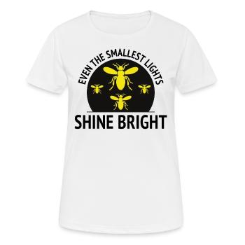 Fireflies Firefly Lightning Bug Insect Collector - Women's Breathable T-Shirt - white - Front - AI Model Female 172 dark (172cm)