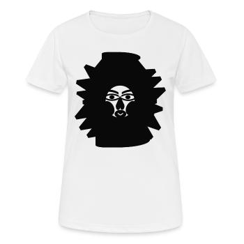 Mon ange - T-shirt respirant Femme - blanc - Devant - AI Model Female 172 dark (172cm)