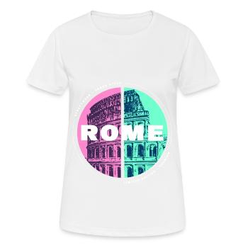 Rome Rome Italy City Skyline Holiday Home Love - Women's Breathable T-Shirt - white - Front - AI Model Female 172 dark (172cm)
