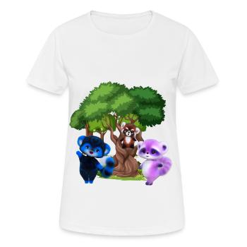 Cuddles of Cuteness - Women's Breathable T-Shirt - white - Front - AI Model Female 172 dark (172cm)