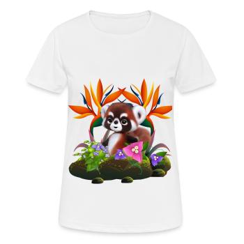 Süßes Fell-Baby - Frauen T-Shirt atmungsaktiv - Weiß - Vorne - AI Model Female 172 dark (172cm)