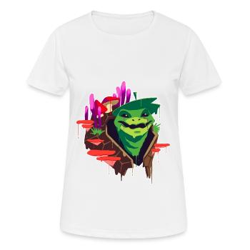 Ein Schöner Druide des Sporenkreis-Designs - Frauen T-Shirt atmungsaktiv - Weiß - Vorne - AI Model Female 172 dark (172cm)