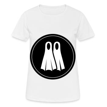 Diving Fin Circle - Women's Breathable T-Shirt - white - Front - AI Model Female 172 dark (172cm)