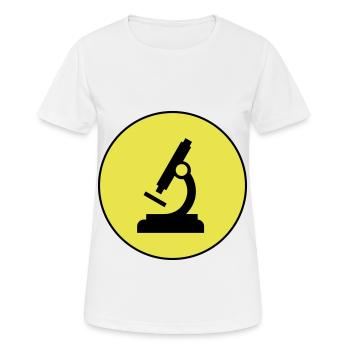 Microscope Icon Icon - Women's Breathable T-Shirt - white - Front - AI Model Female 172 dark (172cm)