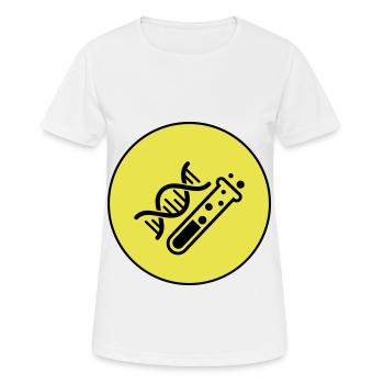 Test tube chemistry - Women's Breathable T-Shirt - white - Front - AI Model Female 172 dark (172cm)