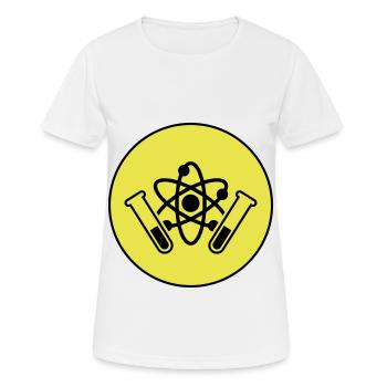 Symbole du tube à essai - T-shirt respirant Femme - blanc - Devant - AI Model Female 172 dark (172cm)