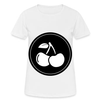 Cerise - T-shirt respirant Femme - blanc - Devant - AI Model Female 172 dark (172cm)