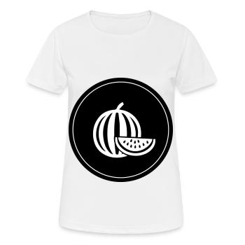 Melon fruit - Women's Breathable T-Shirt - white - Front - AI Model Female 172 dark (172cm)