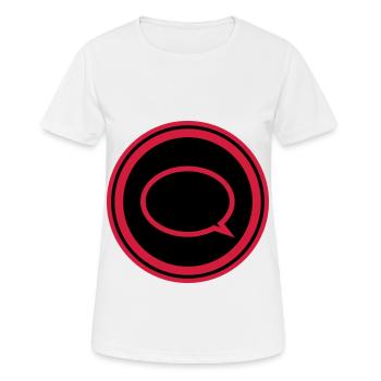 Ballon - T-shirt respirant Femme - blanc - Devant - AI Model Female 172 dark (172cm)