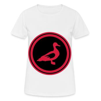 Animal canard - T-shirt respirant Femme - blanc - Devant - AI Model Female 172 dark (172cm)