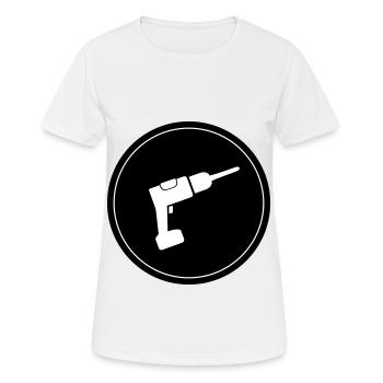 Drill - Women's Breathable T-Shirt - white - Front - AI Model Female 172 dark (172cm)