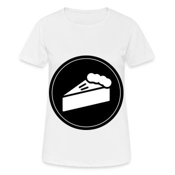 Cake apple pie pastry chef - Women's Breathable T-Shirt - white - Front - AI Model Female 172 dark (172cm)