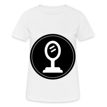 Mirror Beauty - Women's Breathable T-Shirt - white - Front - AI Model Female 172 dark (172cm)