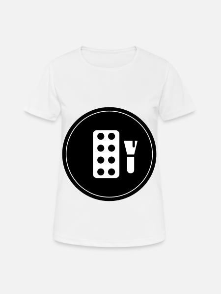 Make Up Cosmetics - Women's Breathable T-Shirt - white