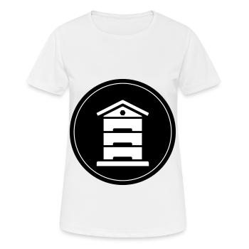 Honig Imker - Frauen T-Shirt atmungsaktiv - Weiß - Vorne - AI Model Female 172 dark (172cm)