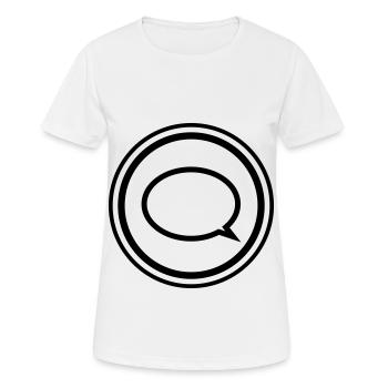 Ballon - T-shirt respirant Femme - blanc - Devant - AI Model Female 172 dark (172cm)