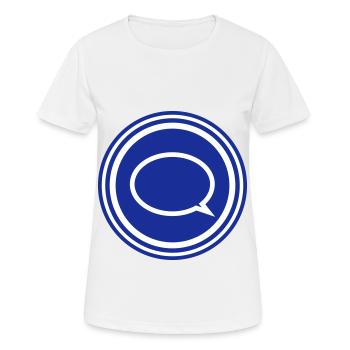 Ballon - T-shirt respirant Femme - blanc - Devant - AI Model Female 172 dark (172cm)