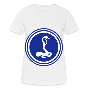 Snake Cobra - Women's Breathable T-Shirt - white - Front - AI Model Female 172 dark (172cm)