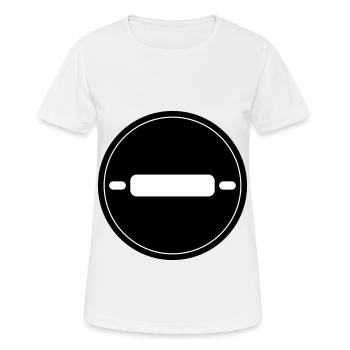 Küchenrolle Backen Nudelholz - Frauen T-Shirt atmungsaktiv - Weiß - Vorne - AI Model Female 172 dark (172cm)