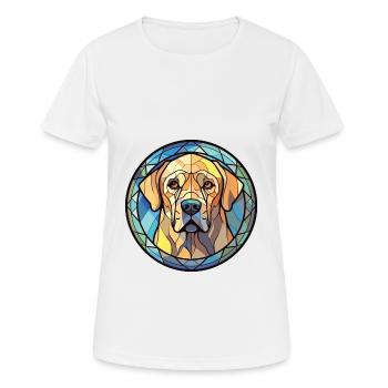 Kangal chien race coloré aquarelle illustration - T-shirt respirant Femme - blanc - Devant - AI Model Female 172 dark (172cm)