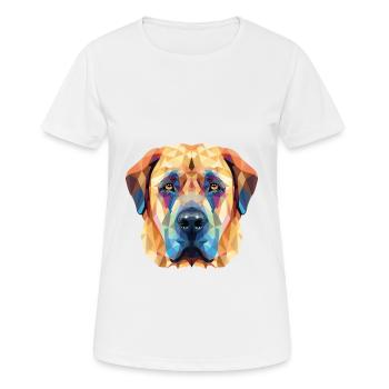 Kangal chien race coloré aquarelle illustration - T-shirt respirant Femme - blanc - Devant - AI Model Female 172 dark (172cm)