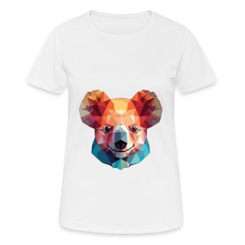 Koala buntes Aquarell Tier Haustier Illustration - Frauen T-Shirt atmungsaktiv - Weiß - Vorne - AI Model Female 172 dark (172cm)