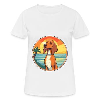 Bruno Jura Hund Rasse Cartoon Kawaii Clipart - Frauen T-Shirt atmungsaktiv - Weiß - Vorne - AI Model Female 172 dark (172cm)