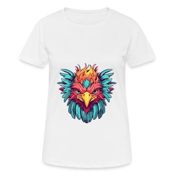 translittération - T-shirt respirant Femme - blanc - Devant - AI Model Female 172 dark (172cm)