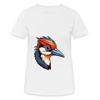 Pic Aquarelle Colorée Dessin Animé Kawaii Anim - T-shirt respirant Femme - blanc - Devant - AI Model Female 172 dark (172cm)