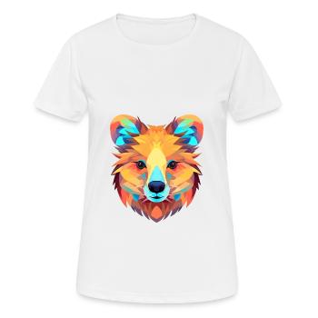 Quokka Colorful Watercolor Cartoon Kawaii Animal - Women's Breathable T-Shirt - white - Front - AI Model Female 172 dark (172cm)