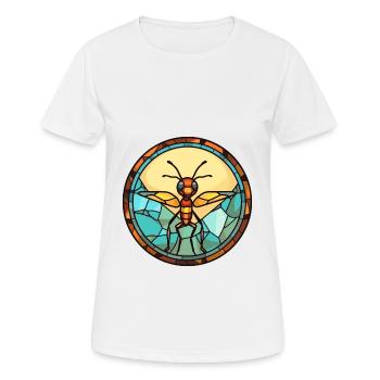 Ameisen-Buntglas-Cartoon-Kawaii-Tier - Frauen T-Shirt atmungsaktiv - Weiß - Vorne - AI Model Female 172 dark (172cm)