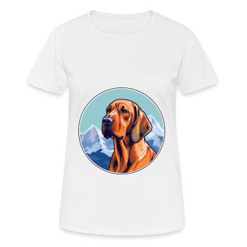 Bavarian Mountain Hound Dog Breed Cartoon Kawaii W - Women's Breathable T-Shirt - white - Front - AI Model Female 172 dark (172cm)